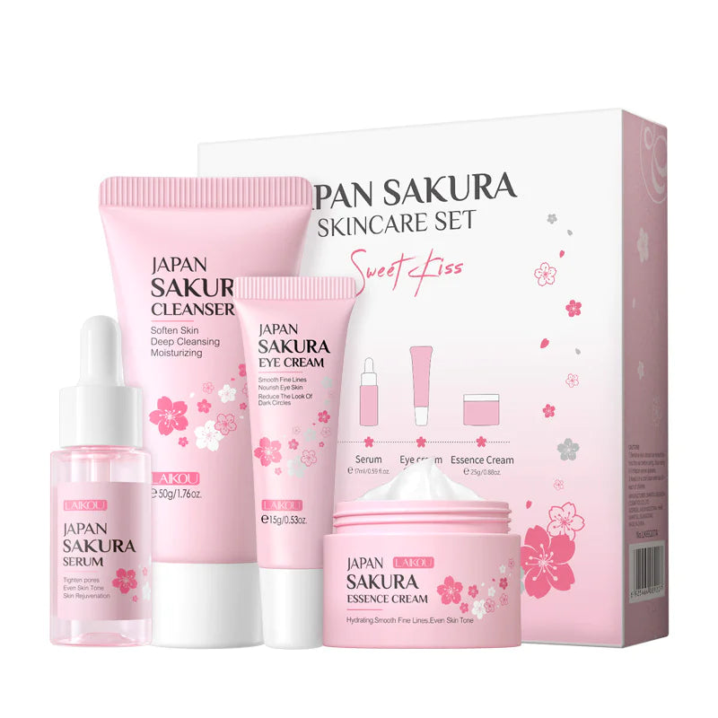Japanese Sakura Skincare Set - 4 Pieces (Wholesale)