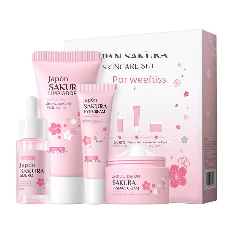 Japanese Sakura Skincare Set - 4 Pieces (Wholesale)
