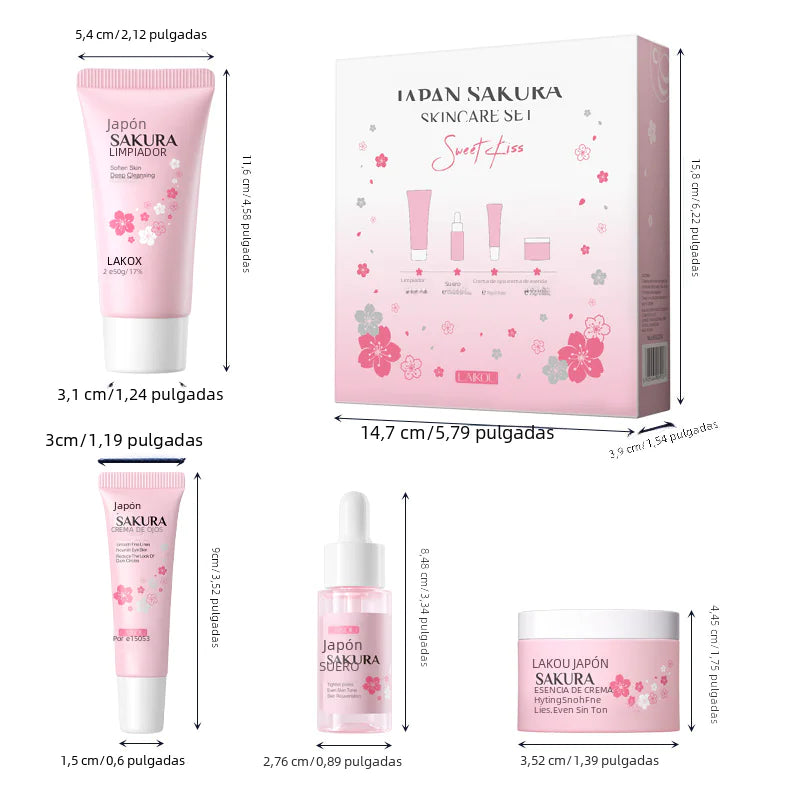 Japanese Sakura Skincare Set - 4 Pieces (Wholesale)